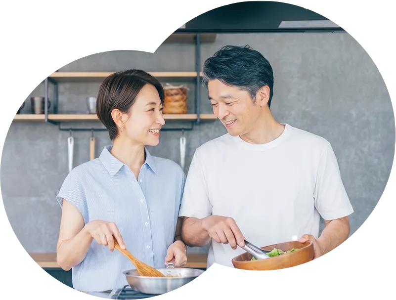 マッチングアプリをのぞく50代カップル